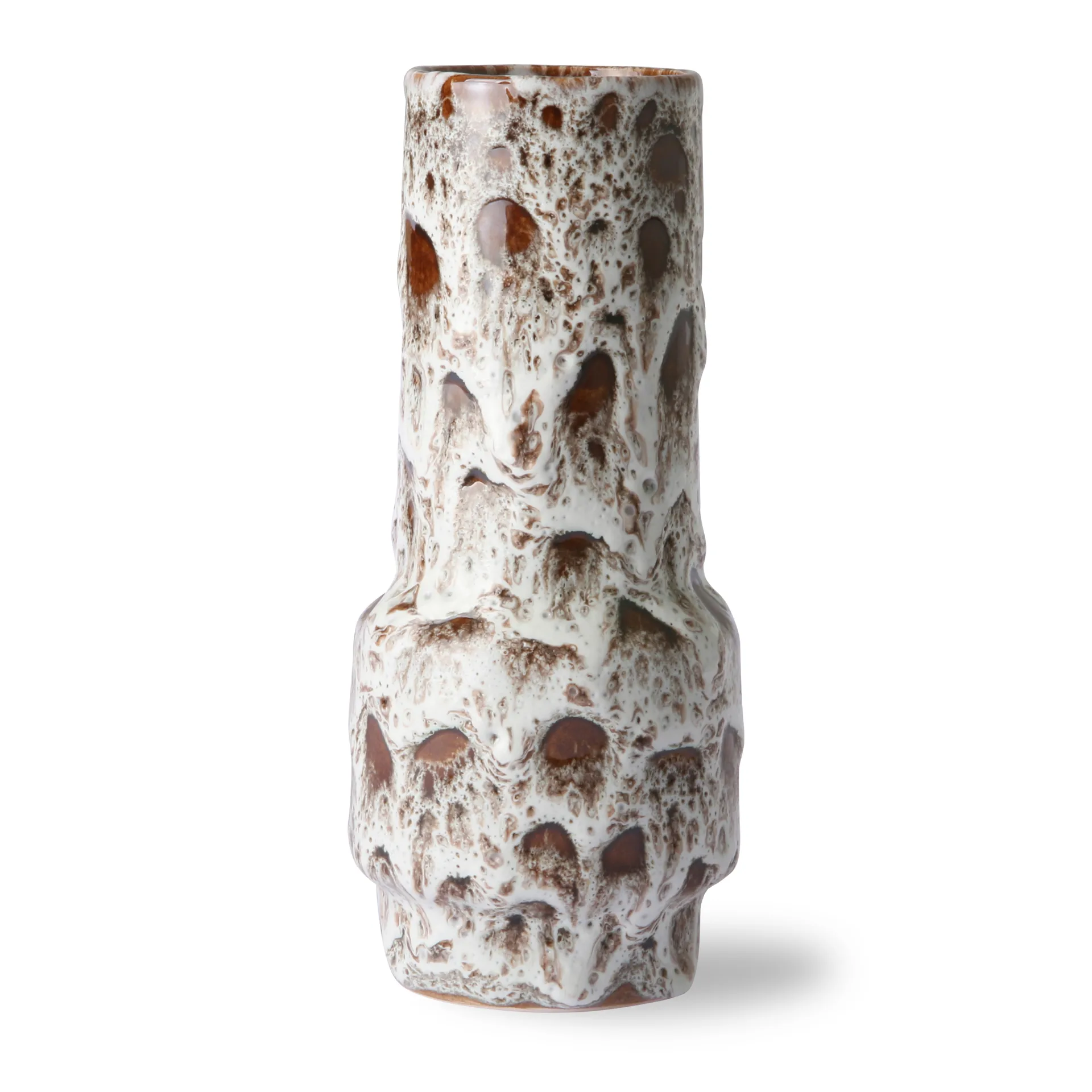 Retro vas 20,5 cm, Lava white HKliving
