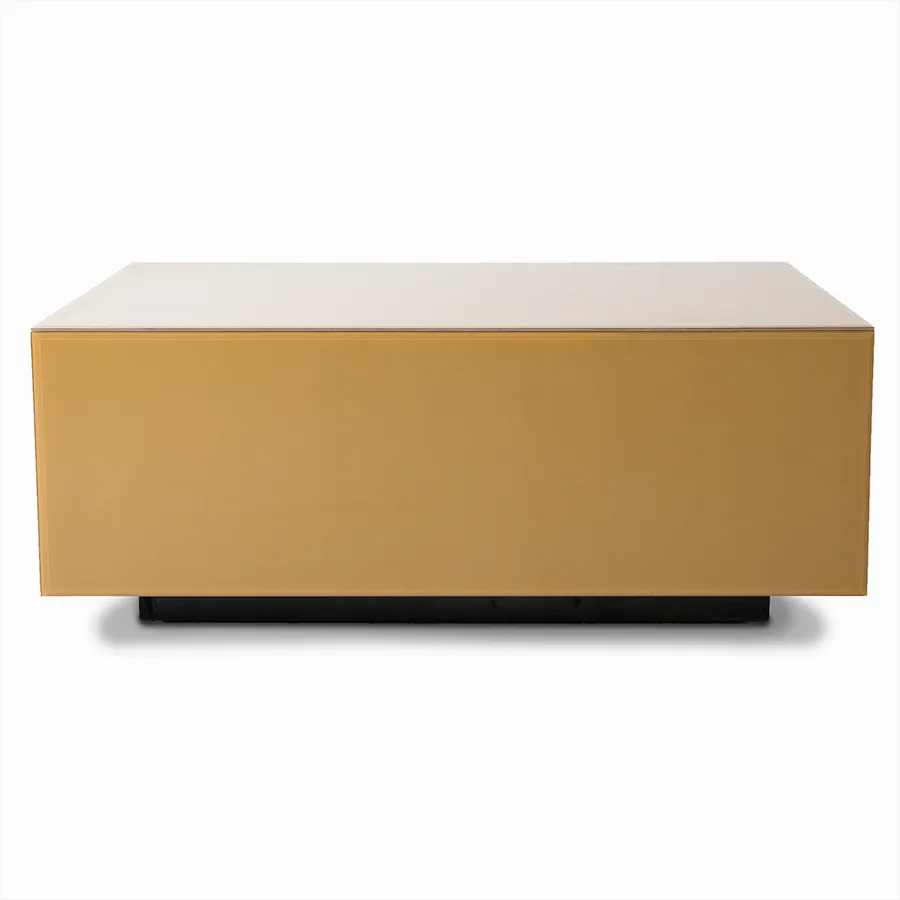 Soffbord spegelblock 80x55 cm, Oliv HKliving