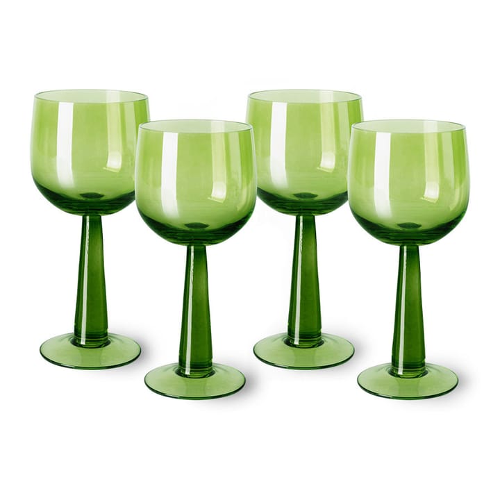 The Emeralds Vinglas Höga 4-pack 20 cl - Limegrön - HKliving