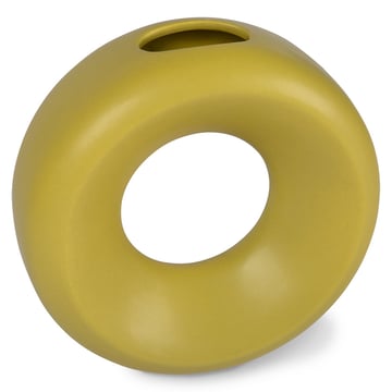 HKliving Vas Cirkel S Ø20,5×8 cm Grön