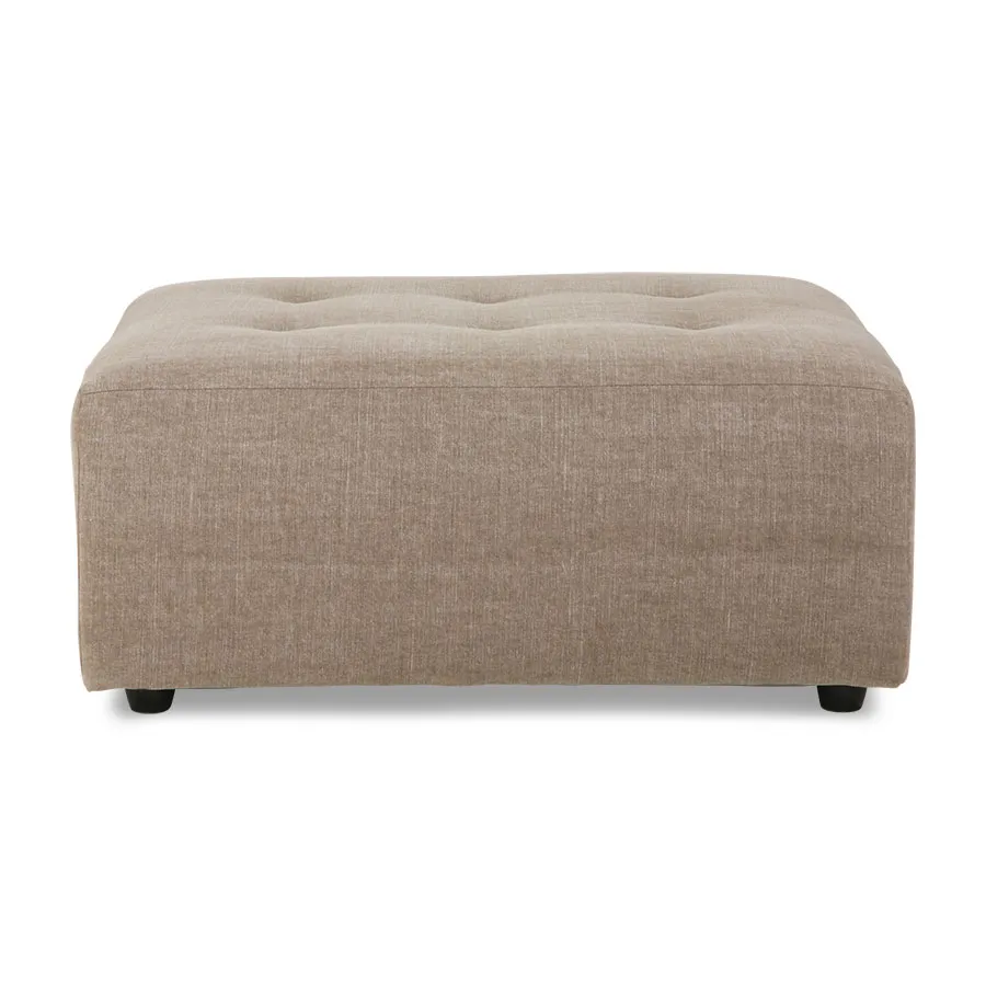 Vint soffmodul fotpall 94x43 cm, Taupe HKliving