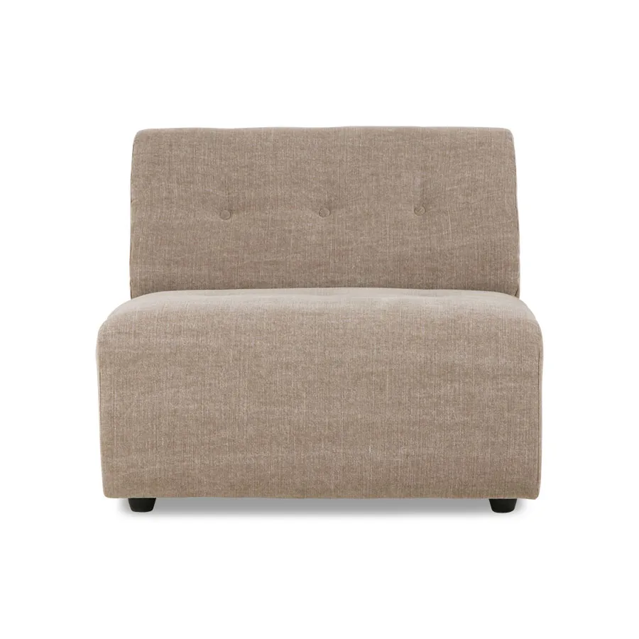 Vint soffmodul Mittdel 87x74 cm, Taupe HKliving