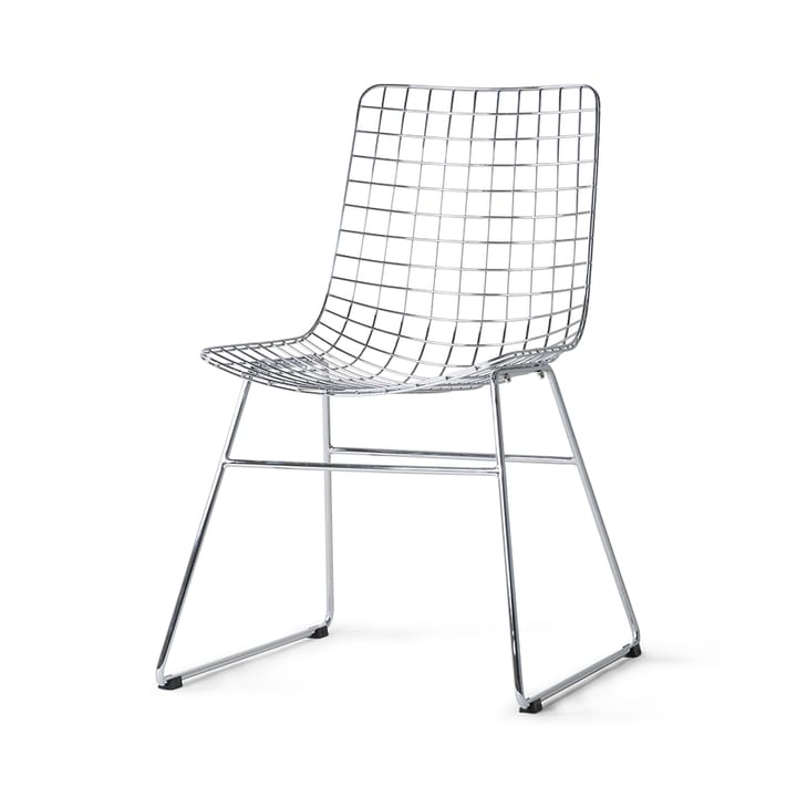 Wire Stol 54x86 cm - Silver - HKliving