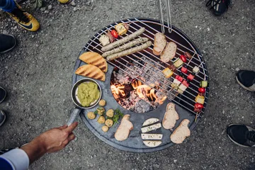 BOWL 57 eldstad - Svart-silver, stjärnstativ - Höfats