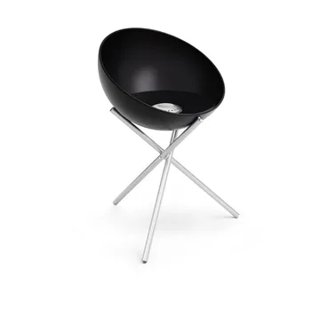 BOWL 57 eldstad - Svart-silver, tripodstativ - Höfats