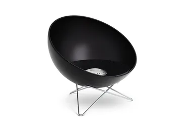 BOWL 70 eldstad - Svart-silver, stjärnstativ - Höfats