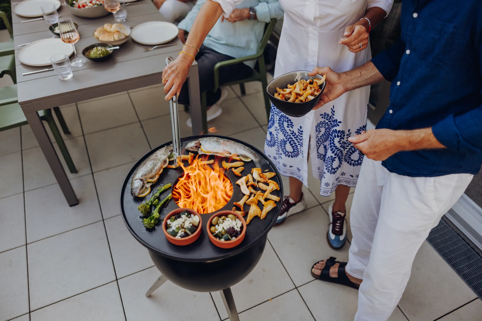 MOON 45 Plancha stekbord, Svart Höfats