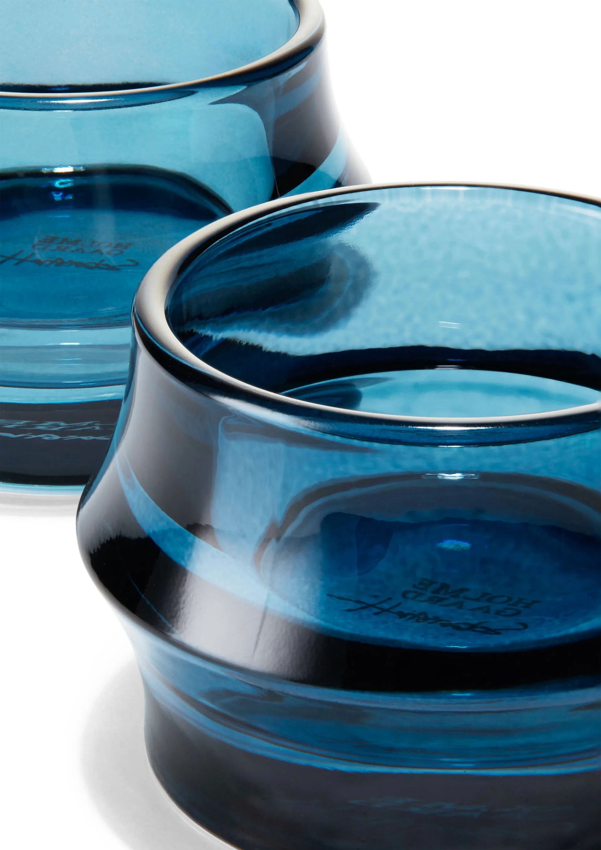 Arc ljuslykta 5 cm 2-pack, Mörkblå Holmegaard