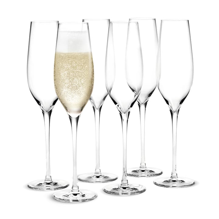 Cabernet champagneglas 29 cl 6-pack, Klar Holmegaard