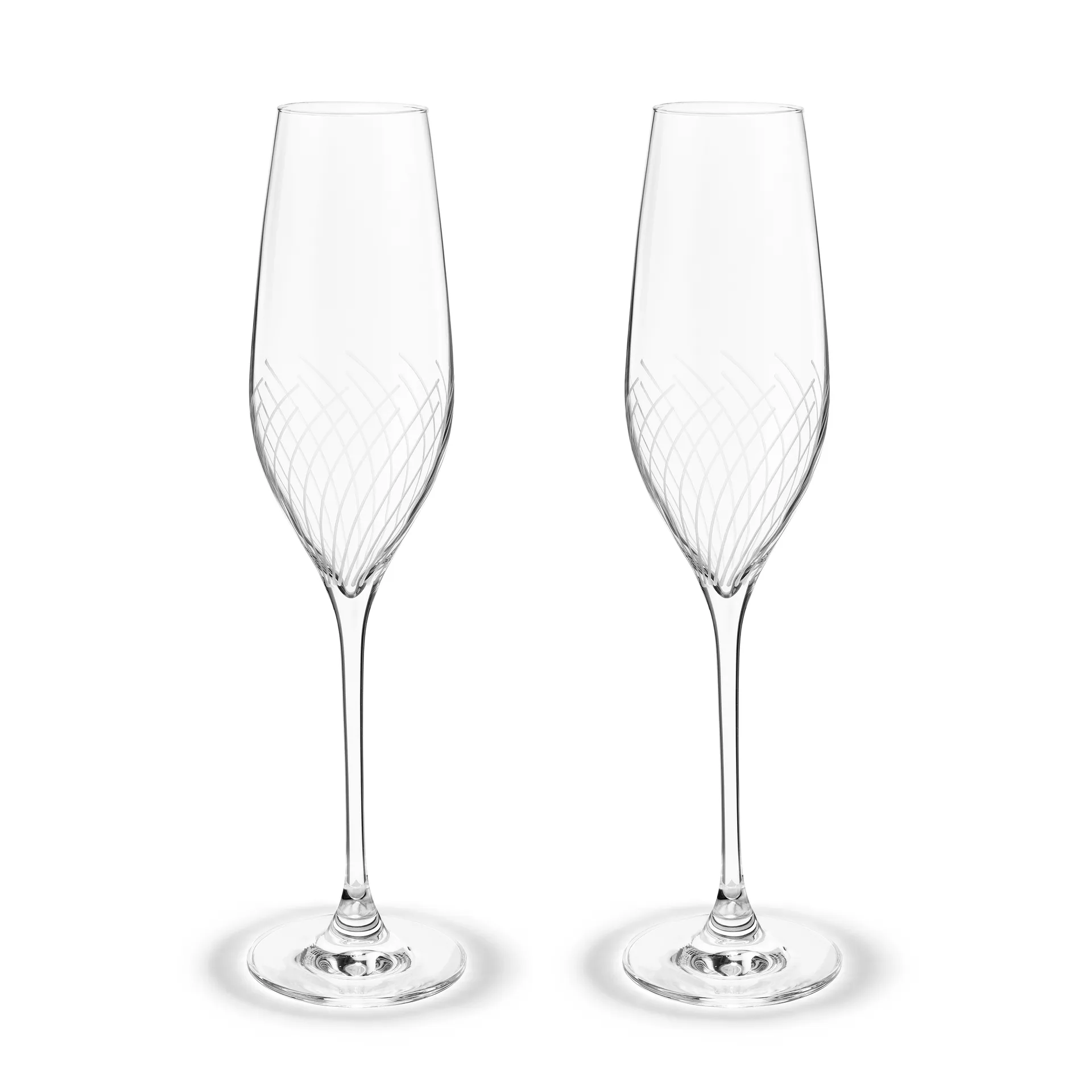 Cabernet Lines champagneglas 29 cl 2-pack, Klar Holmegaard