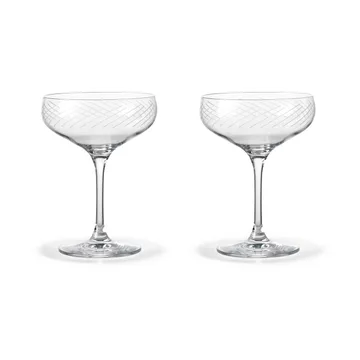 Cabernet Lines cocktailglas 29 cl 2-pack - Klar - Holmegaard
