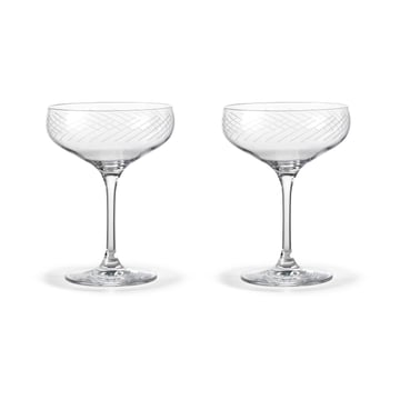 Holmegaard Cabernet Lines cocktailglas 29 cl 2-pack Klar