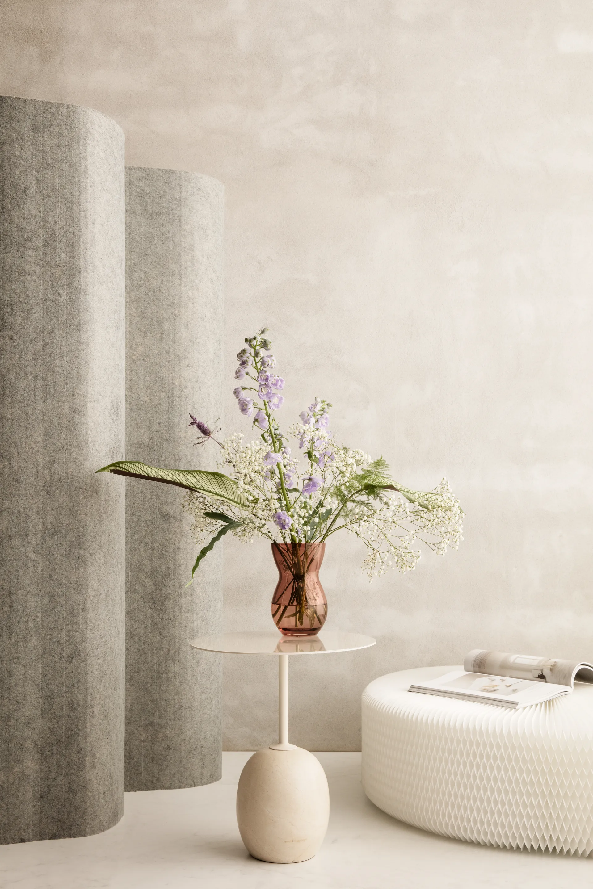 Calabas vas 21 cm, Burgundy Holmegaard