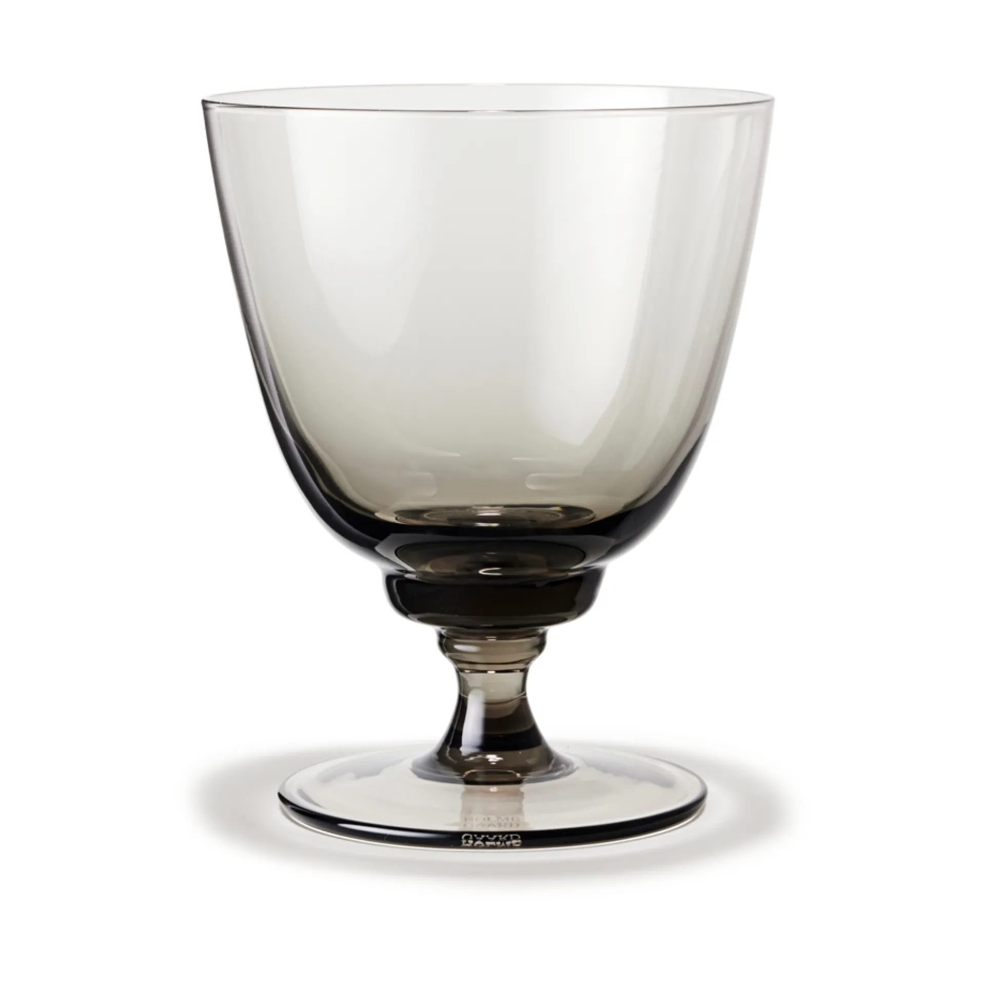 Flow glas på fot 35 cl, Smoke Holmegaard