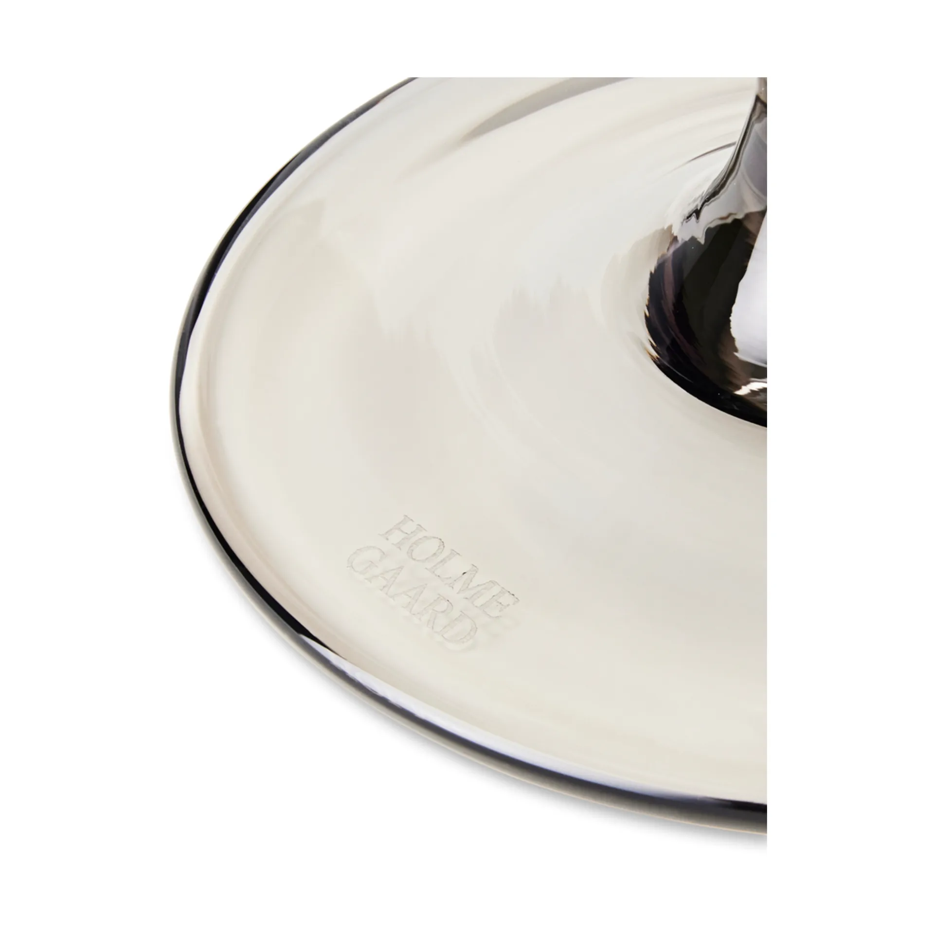 Flow glas på fot 35 cl, Smoke Holmegaard