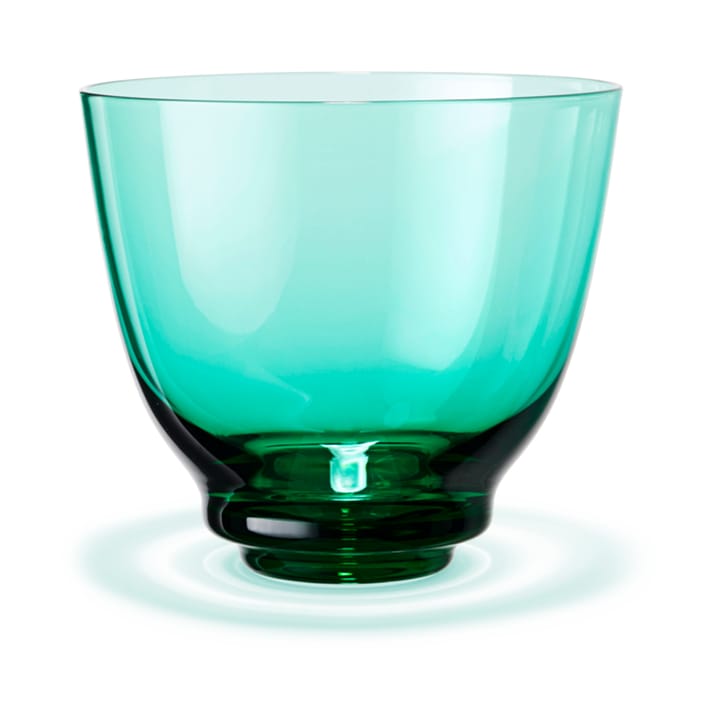 Flow vattenglas 35 cl, Emerald green Holmegaard