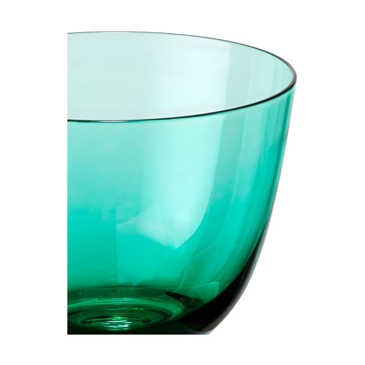 Flow vattenglas 35 cl, Emerald green Holmegaard