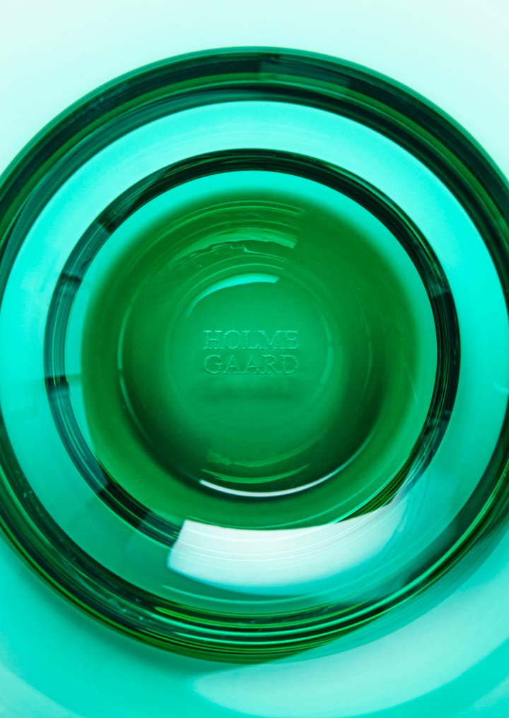 Flow vattenglas 35 cl, Emerald green Holmegaard