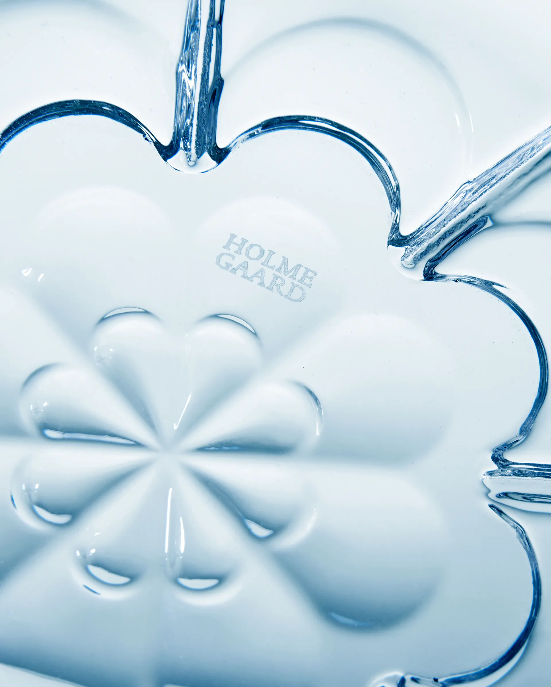 Lily skål Ø23 cm, Blue iris Holmegaard