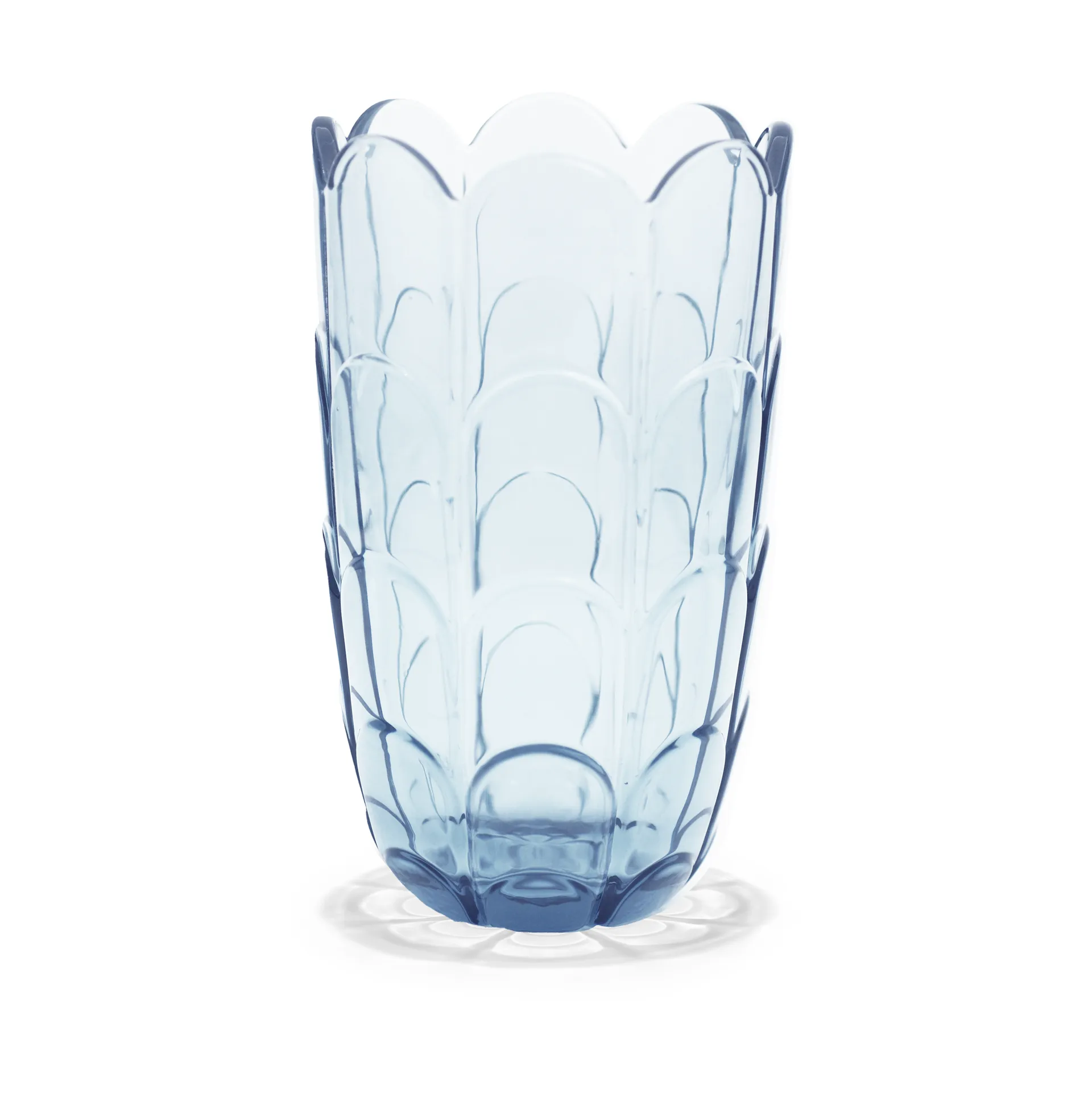 Lily vas H19 cm, Blue iris Holmegaard