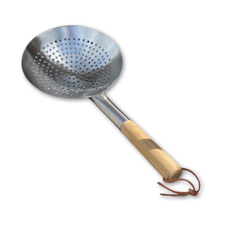 Hot Wok hålslev 53 cm - Rostfritt stål-bambu - Hot Wok