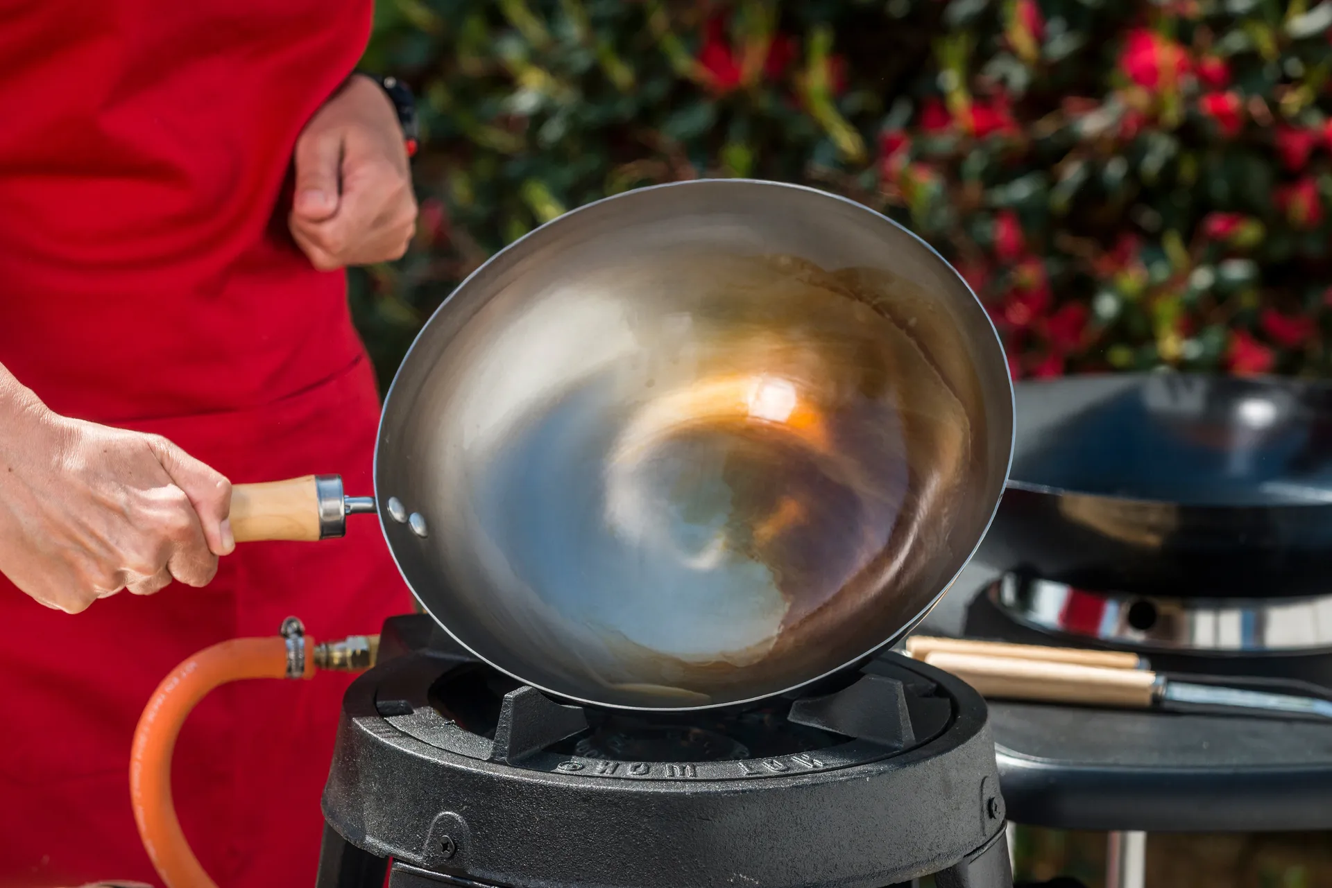 Hot Wok wokpanna kolstål, 30 cm Hot Wok