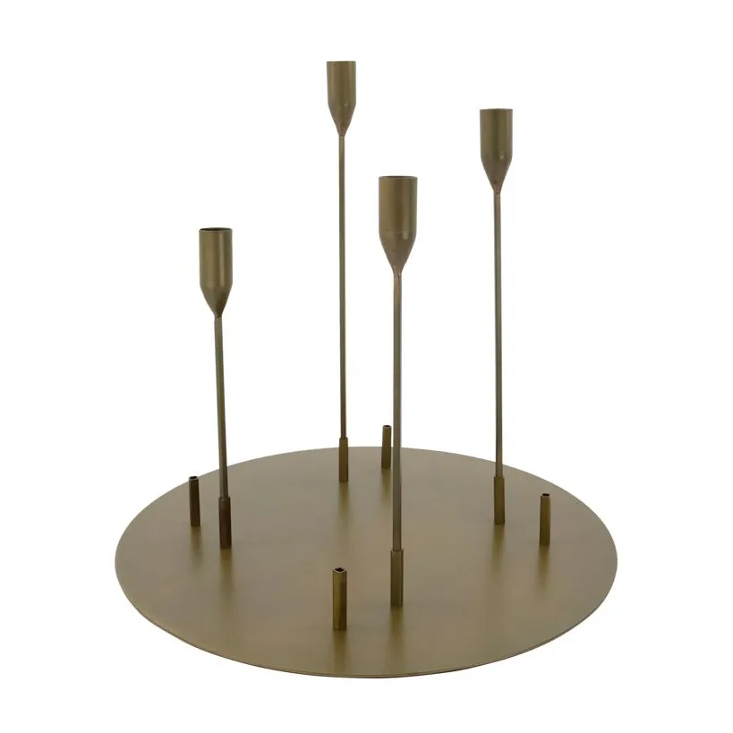 House Doctor Advent ljusstake Ø40 cm Antik mässing