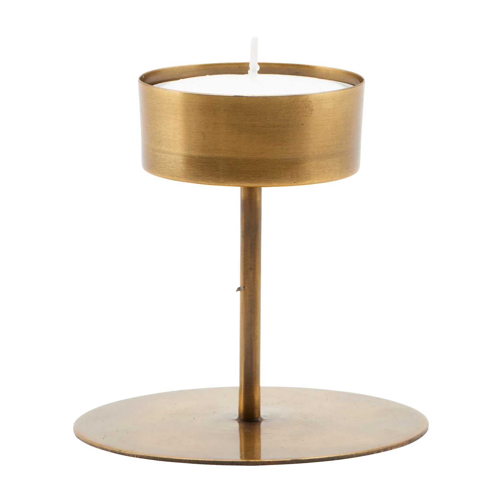 Anit ljusstake antik mässing, 10 cm House Doctor