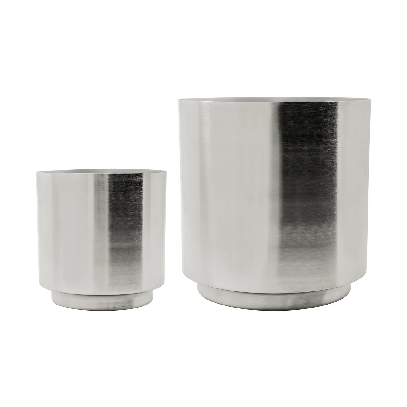 House Doctor Bailey kruka 2 delar Silver finish