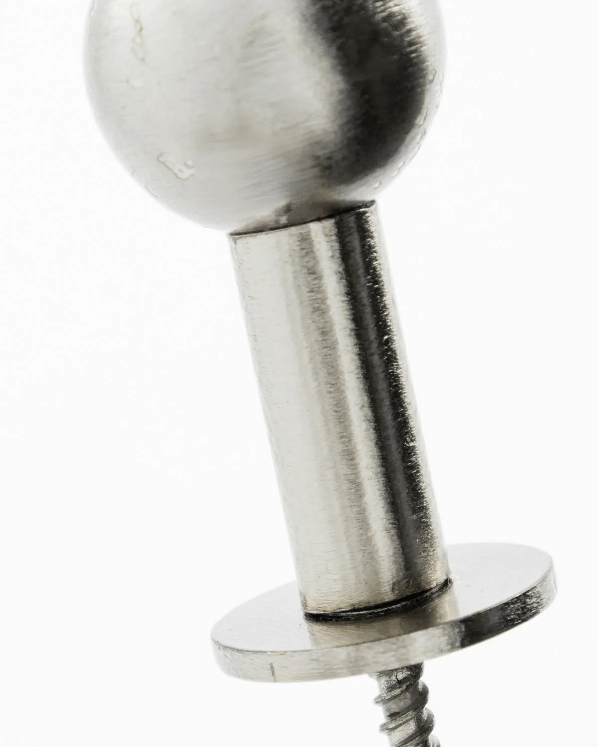 Ball krok 2-pack, Silver finish, Ø4x2 cm House Doctor