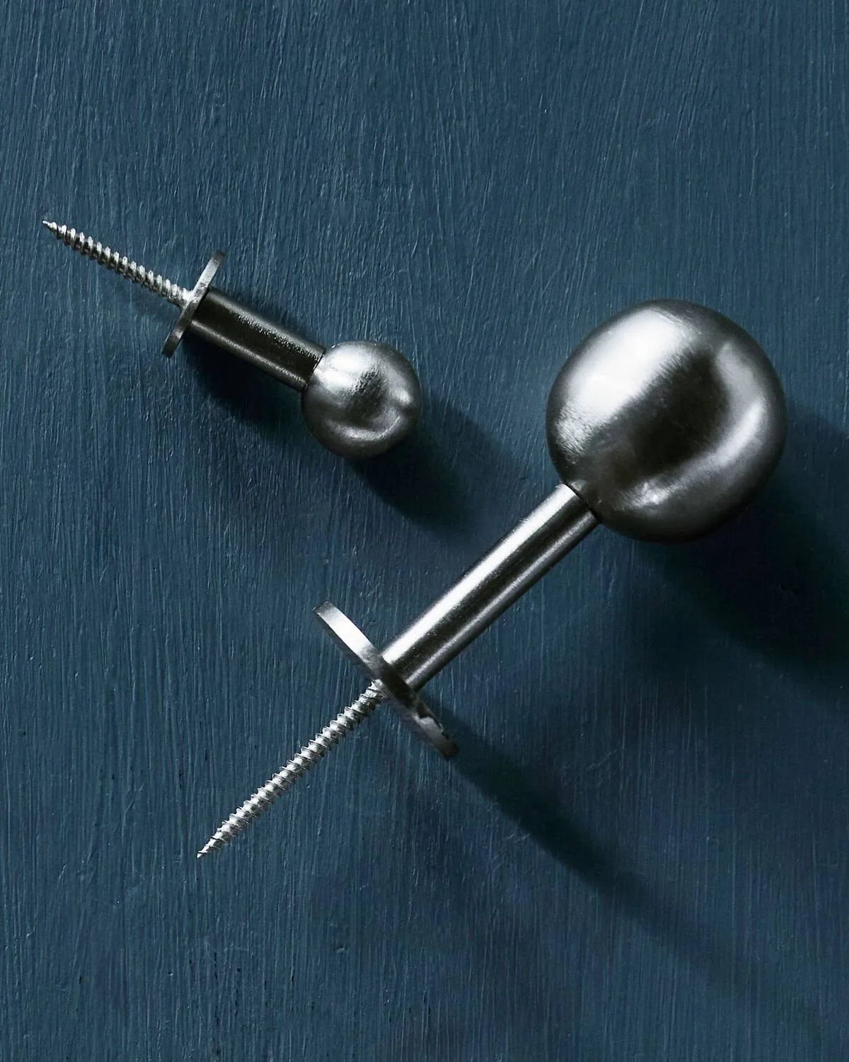 Ball krok 2-pack, Silver finish, Ø4x2 cm House Doctor