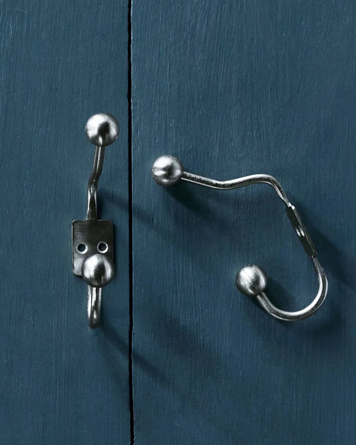 Ball krok 2-pack, Silver finish, Ø7x13 cm House Doctor