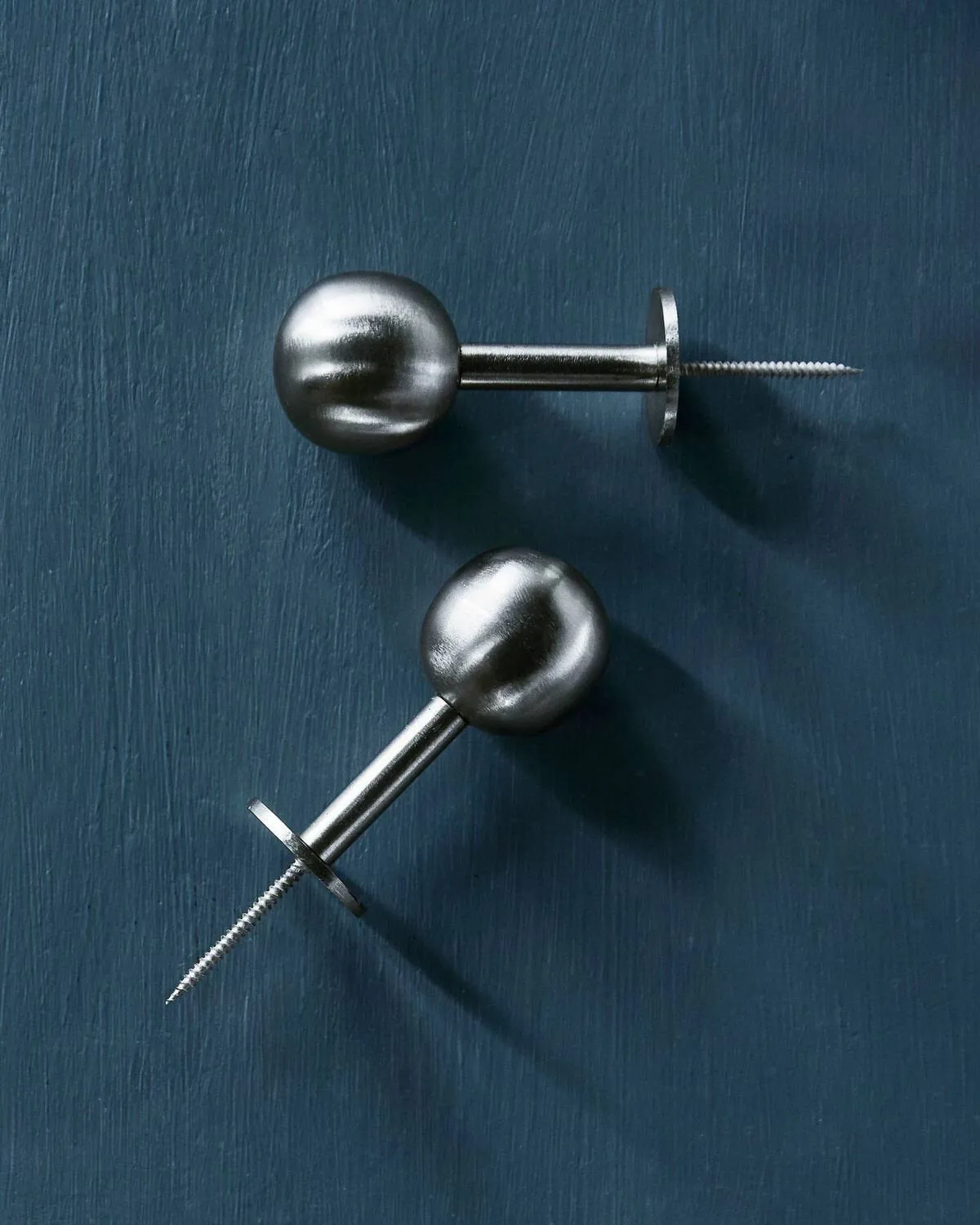 Ball krok 2-pack, Silver finish, Ø8x4 cm House Doctor