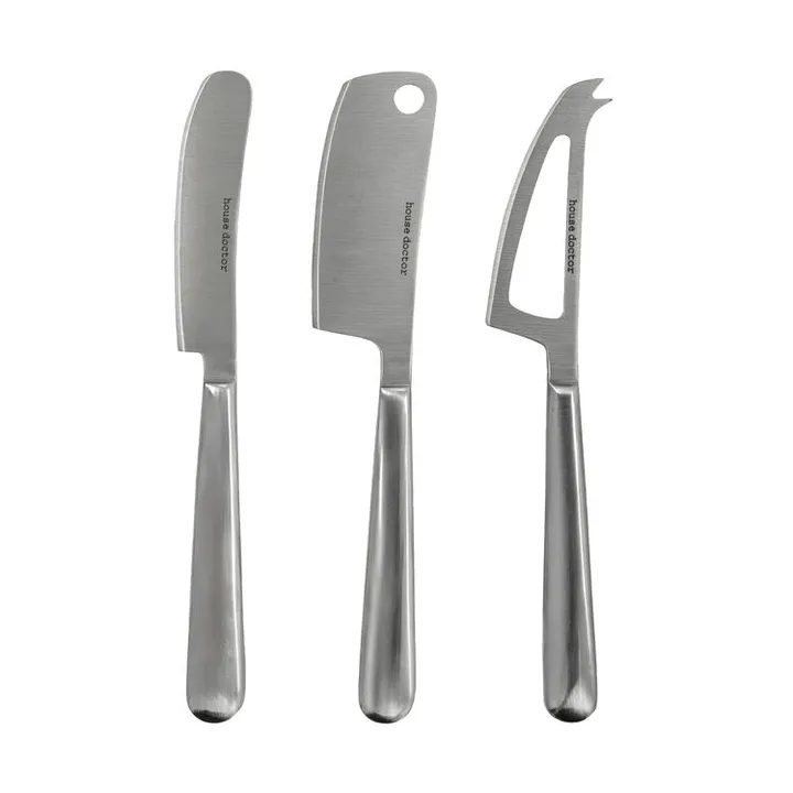 Cheese ostknivar 3 delar - Silver - House Doctor
