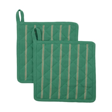 Läs mer om House Doctor Chef grytlapp 22x22 cm 2-pack Grön
