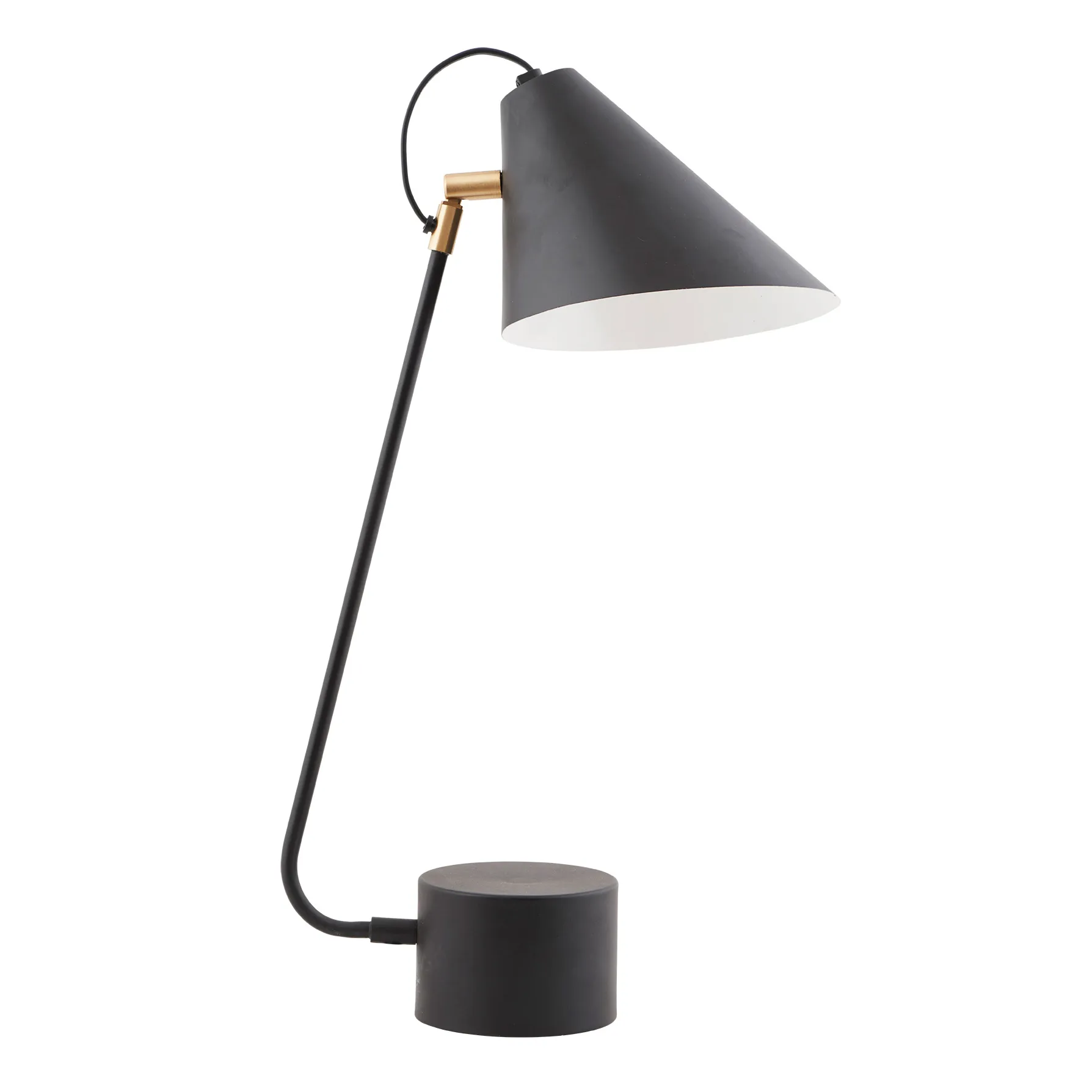 Club bordslampa, svart-mässing House Doctor