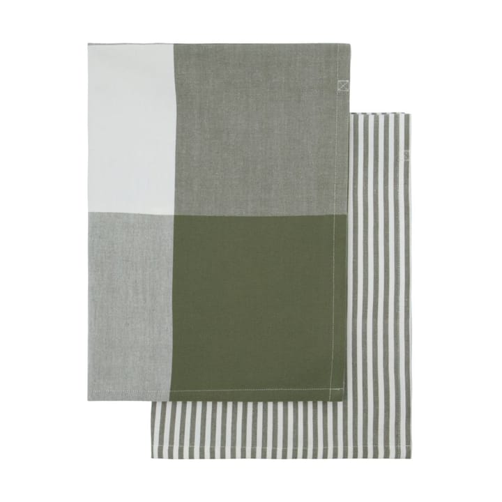 Cook kökshandduk 55x75 cm 2-pack, Olivgrön House Doctor