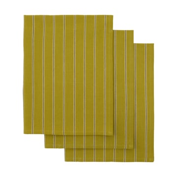 House Doctor Cook kökshandduk 55×75 cm 3-pack Senapsgul