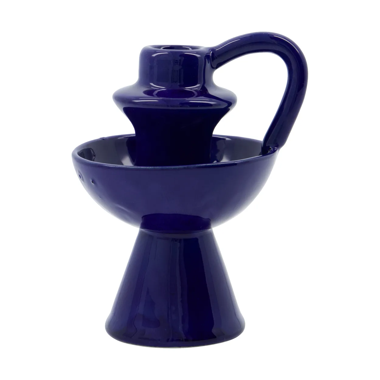 House Doctor Diva ljusstake 14 cm Blå