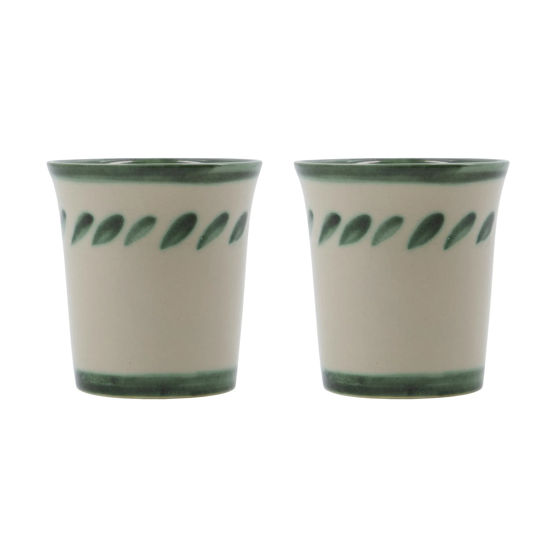 Diva mugg 25 cl 2-pack, Grön House Doctor