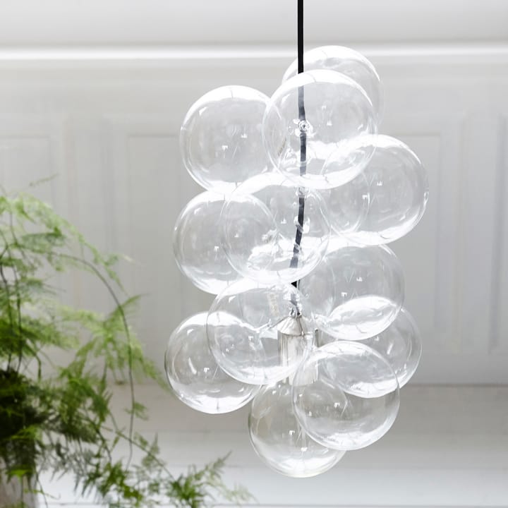 DIY lampa, pendel 12 glaskulor House Doctor
