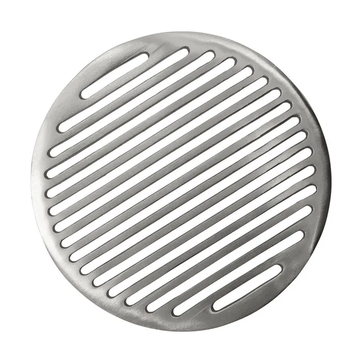 Esme underlägg - Borstad silverfärg, Ø21 cm - House Doctor