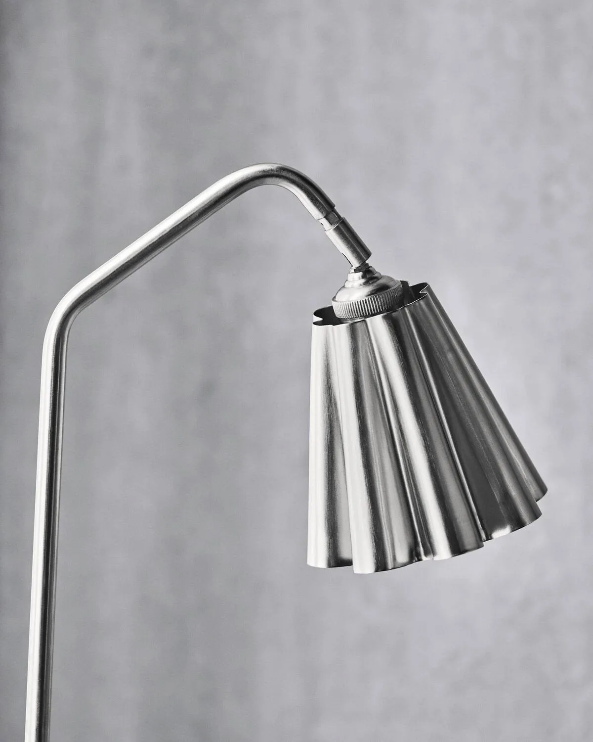 Flola lampskärm, Borstad silverfärg, Ø16x16 cm House Doctor