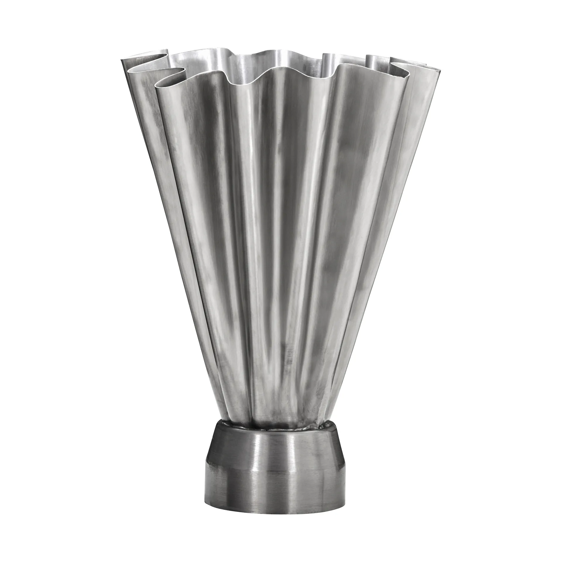 Flood vas Ø23 cm, Borstat silver House Doctor