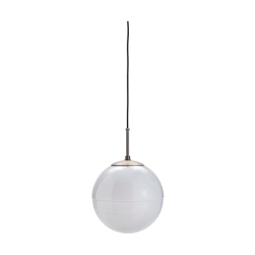 House Doctor Halda taklampa Ø30 cm Vit-brun