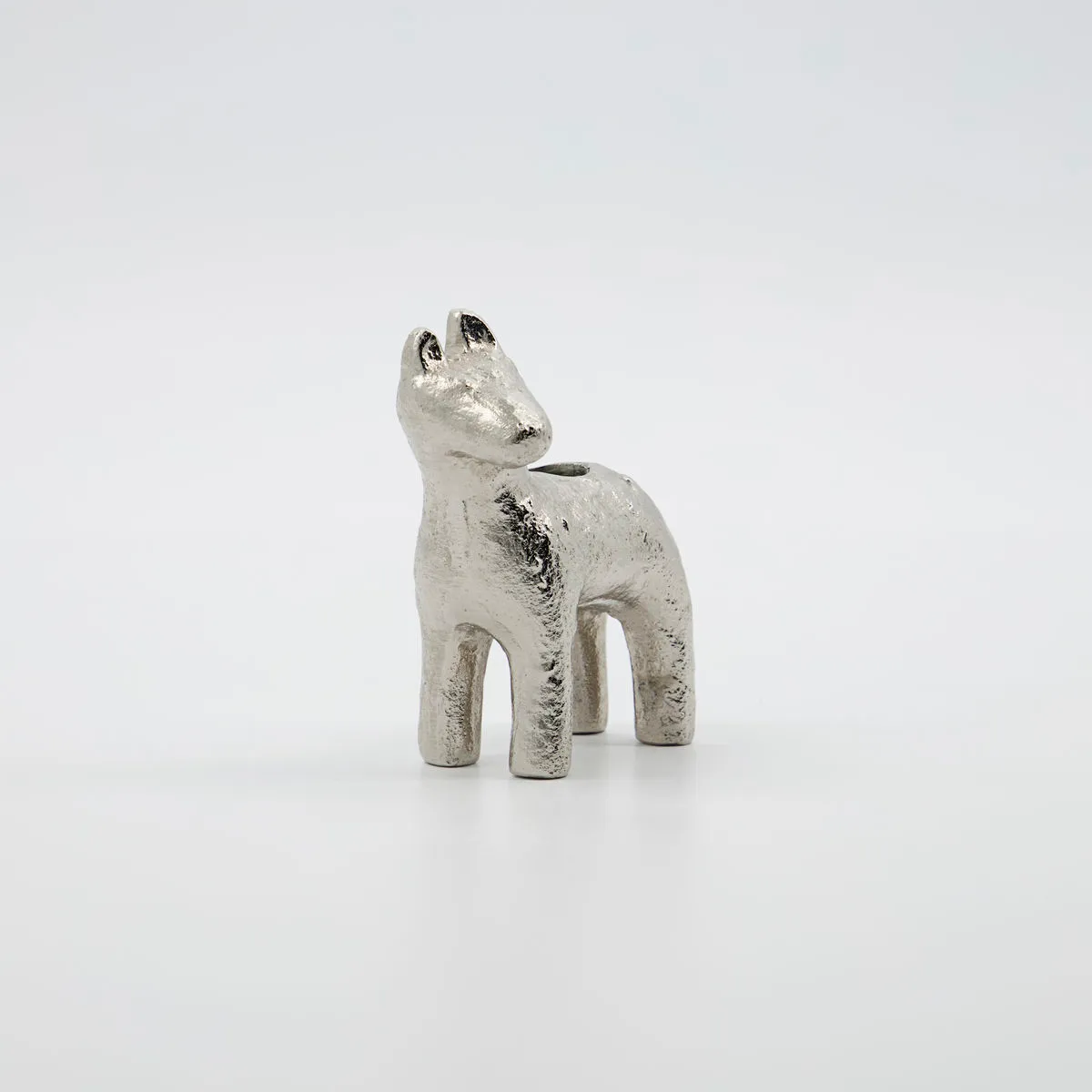 Horse ljusstake 7,5 cm, Antiksilver House Doctor