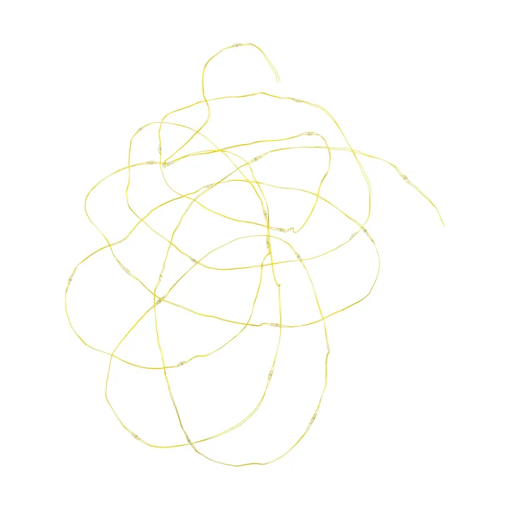 House Doctor ljusslinga 10 meter 80 lampor - Mässing - House Doctor