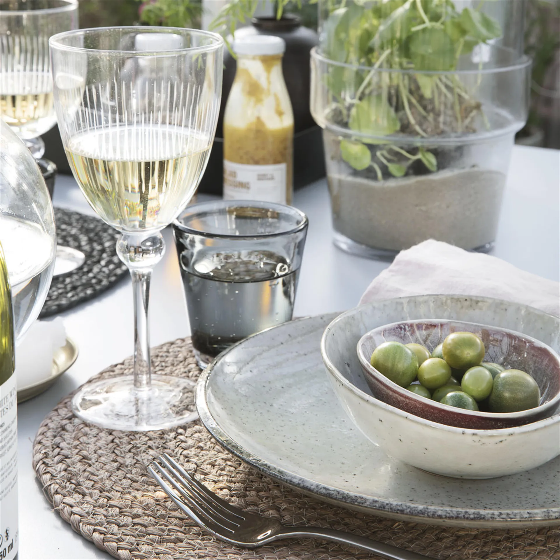 Lake tallrik grå, 21,4 cm House Doctor