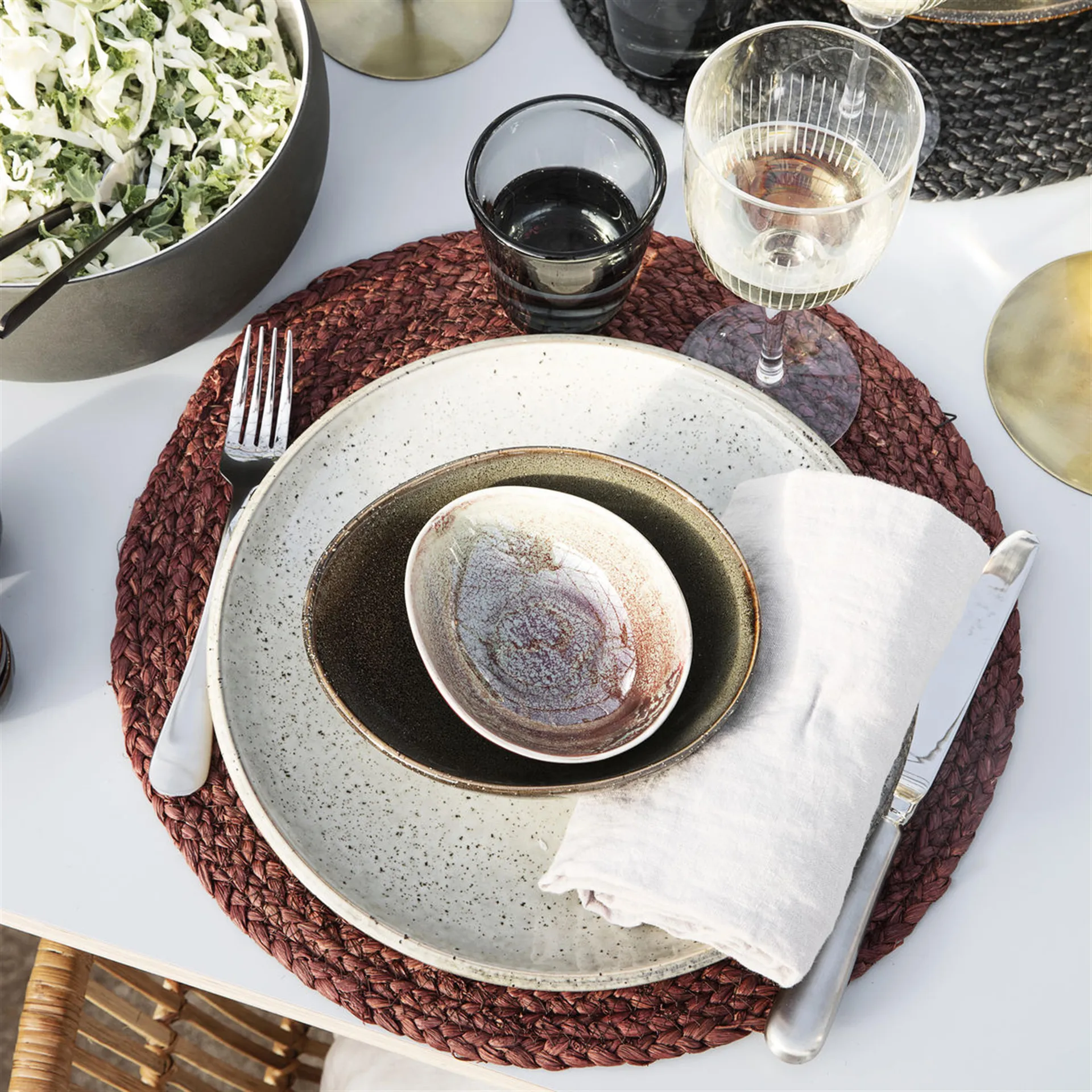 Lake tallrik grå, 21,4 cm House Doctor