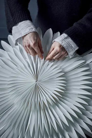 Layer julstjärna Ø60 cm - Vit - House Doctor